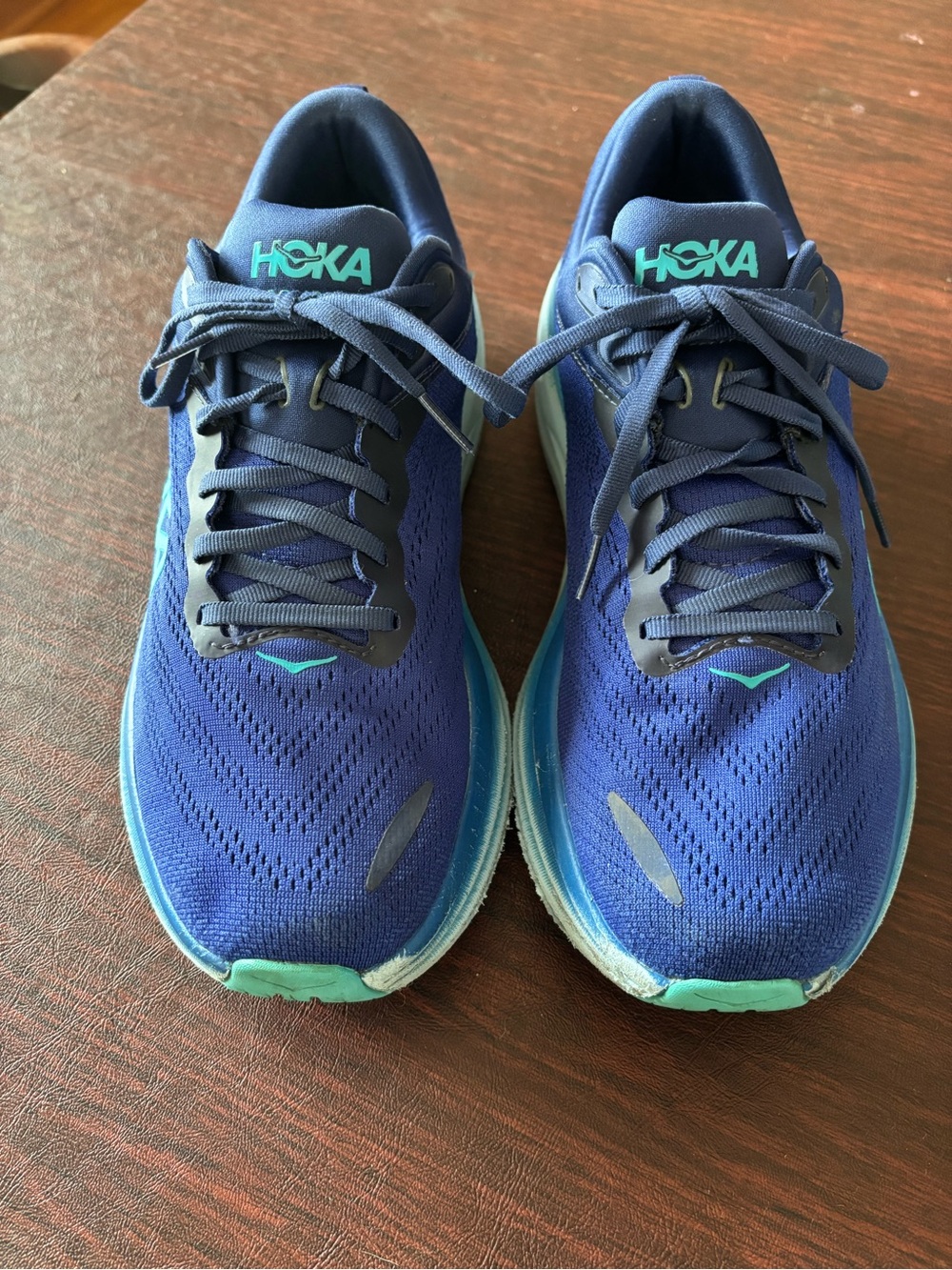 Hoka Men's Sneakers - Blue with Teal Accents